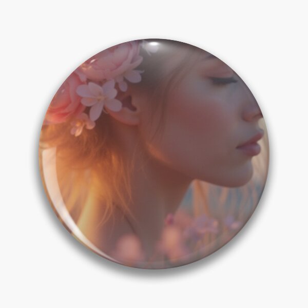Item preview, 'Pastel Portraits' - Nature - Light - Floral - Beautiful Portrait - P27 designed and sold by SentientGallery.