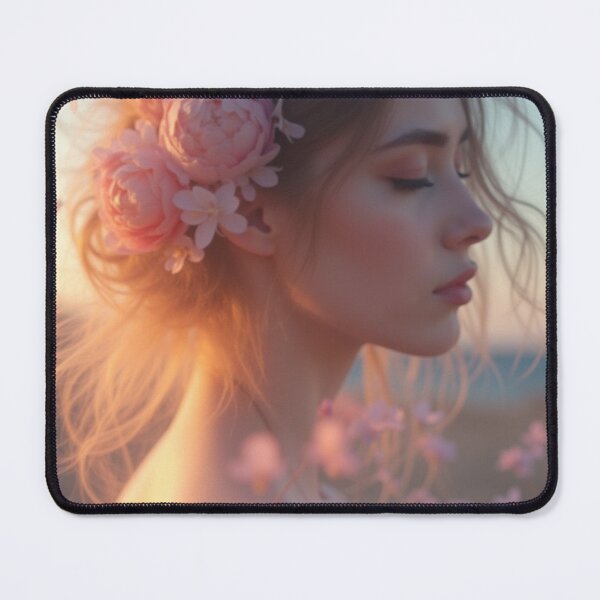 Item preview, 'Pastel Portraits' - Nature - Light - Floral - Beautiful Portrait - P27 designed and sold by SentientGallery.