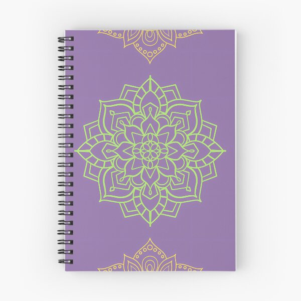 Item preview, Mandala Hansa - Violet Lime designed and sold by Simply Figs.