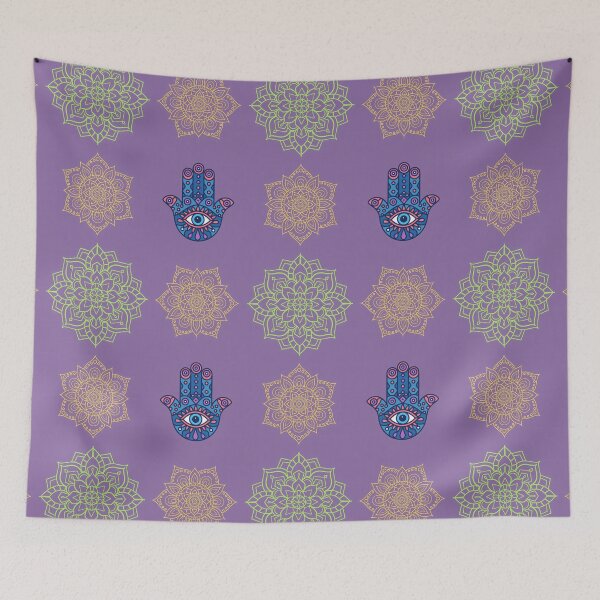 Item preview, Mandala Hansa - Violet Lime designed and sold by Simply Figs.