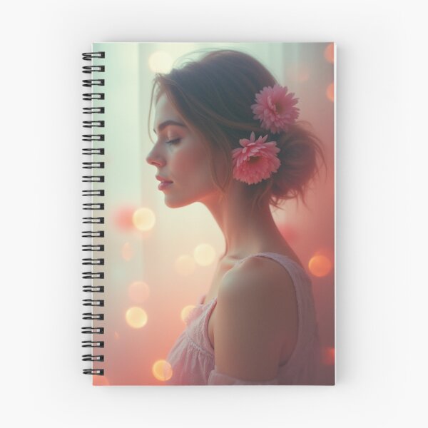 Item preview, 'Pastel Portraits' - Nature - Light - Floral - Beautiful Portrait - P28 designed and sold by SentientGallery.