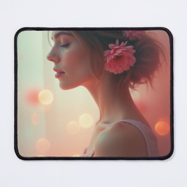 Item preview, 'Pastel Portraits' - Nature - Light - Floral - Beautiful Portrait - P28 designed and sold by SentientGallery.