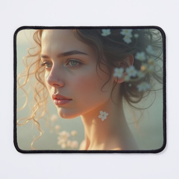 Item preview, 'Pastel Portraits' - Nature - Light - Floral - Beautiful Portrait - P29 designed and sold by SentientGallery.