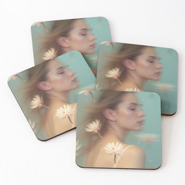 Item preview, 'Pastel Portraits' - Nature - Light - Floral - Beautiful Portrait - P30 designed and sold by SentientGallery.