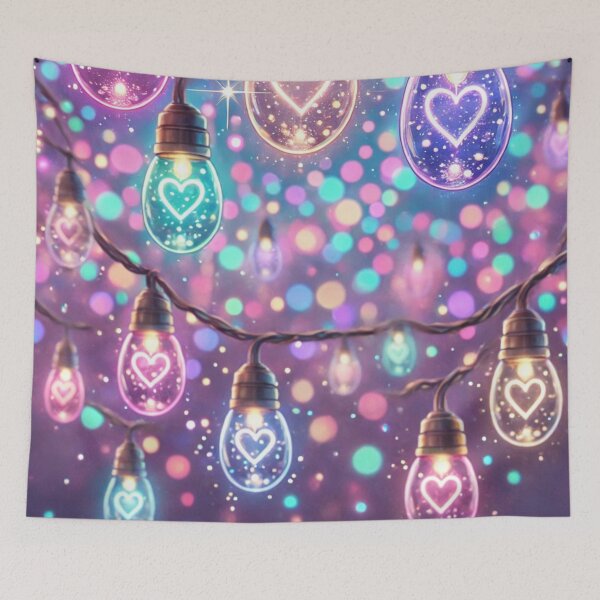 Item preview, Twinkling Heart Lights Magic designed and sold by LyssasMindArt.