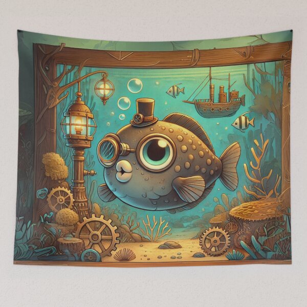 Item preview, Steampunk Lungfish designed and sold by Sillytoe.