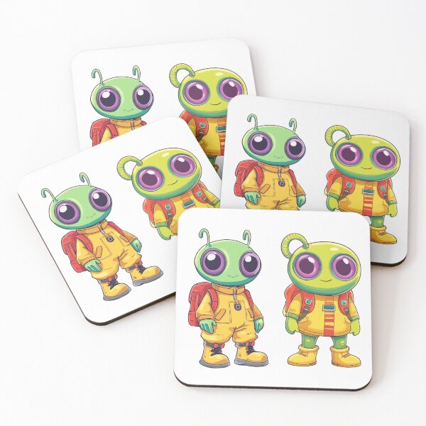 Item preview, Adorable Alien Explorers Illustration designed and sold by Lamarcy.