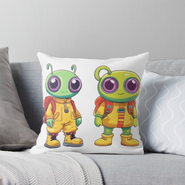Item preview, Adorable Alien Explorers Illustration designed and sold by Lamarcy.