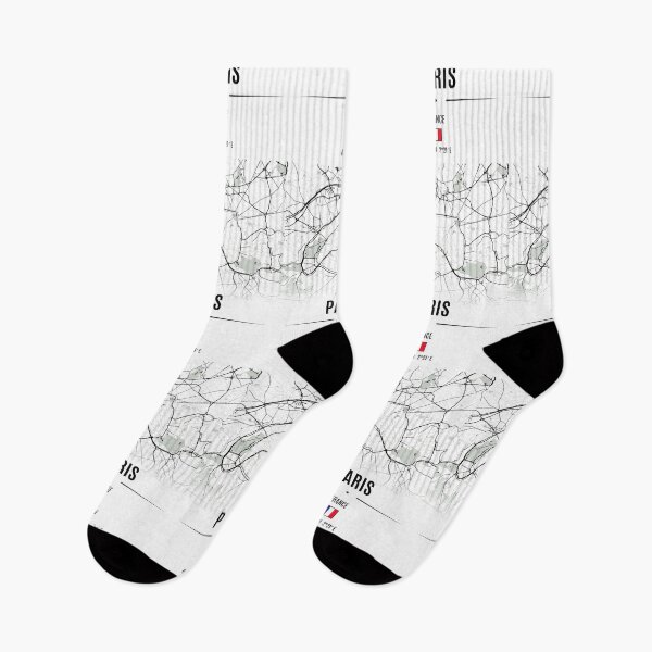 Item preview, Paris Map Art - Seine River, French Streets & City Design 3 designed and sold by Psycho-Crazy.