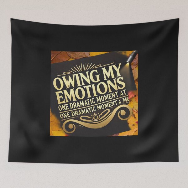 Item preview, Typo graphic Design- Owning my emotions designed and sold by PRANJALDMI.