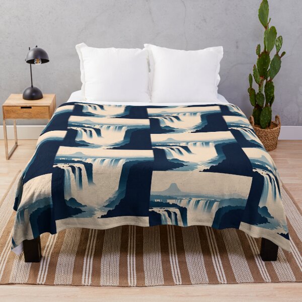 Item preview, Iguazu Falls Minimalism Art Style designed and sold by artofuniverse.