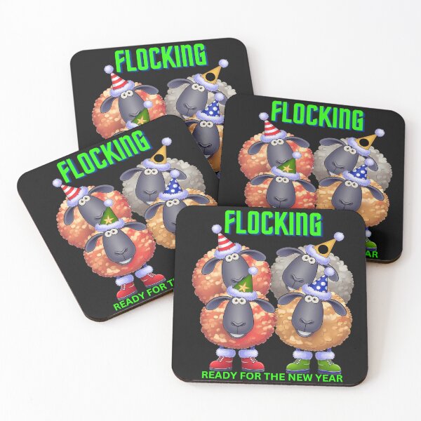 Item preview, Funny Sheep, Flocking Ready for New Year, Humorous Animal  designed and sold by MTJ-Mushrooms.
