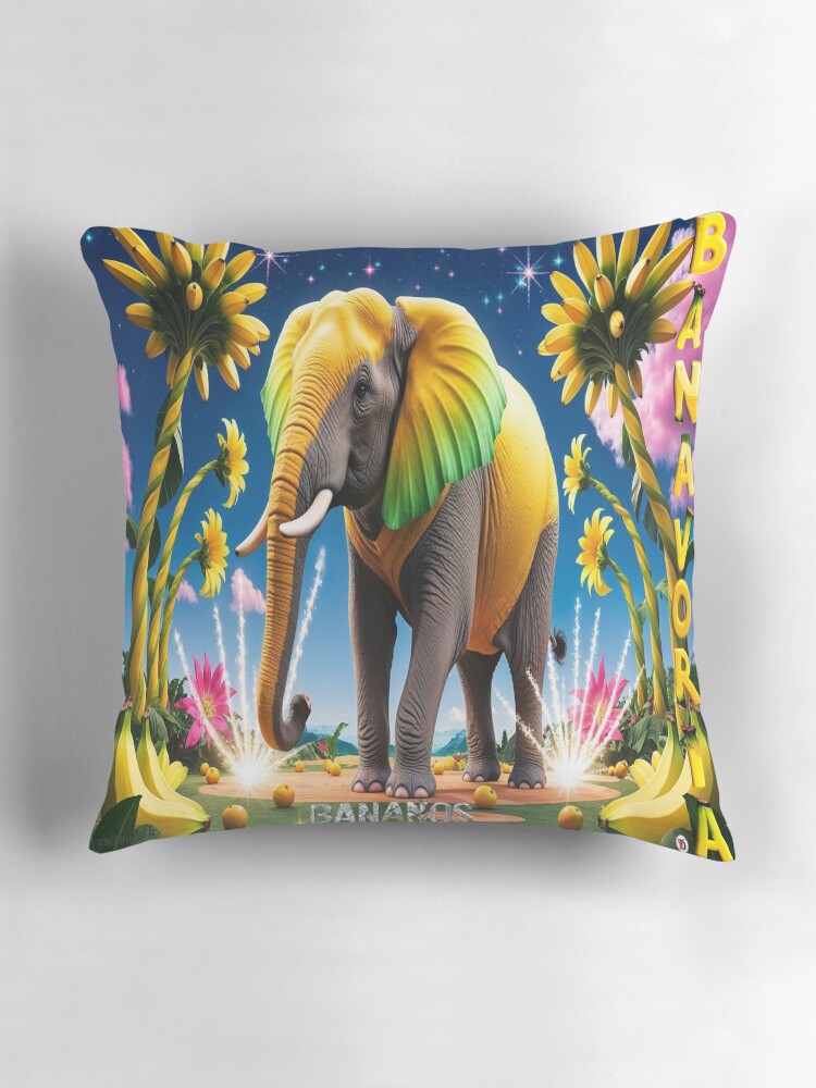 Aperçu 3 sur 4. Coussin avec l'œuvre Banavoria. créée et vendue par Vinidal.