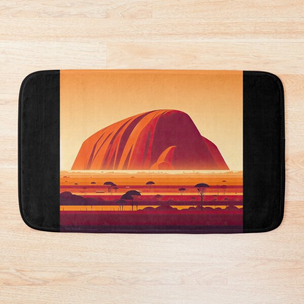 Item preview, Ayers Rock (Uluru) Minimalism Art Style designed and sold by artofuniverse.