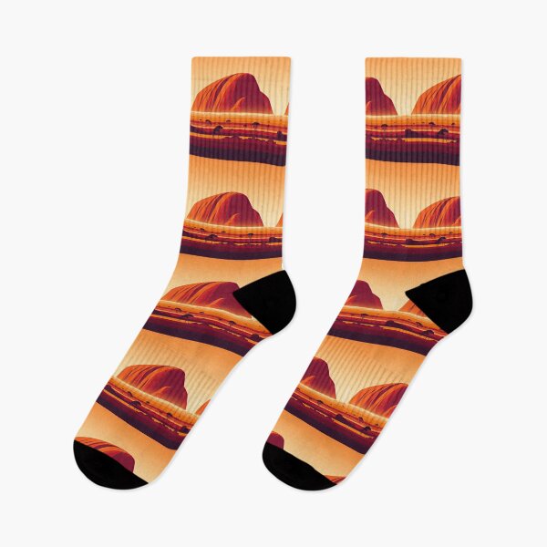 Item preview, Ayers Rock (Uluru) Minimalism Art Style designed and sold by artofuniverse.