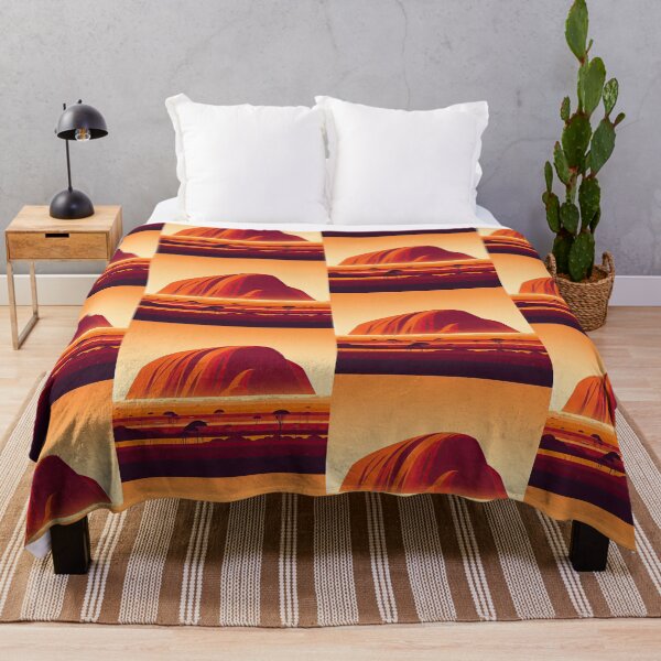 Item preview, Ayers Rock (Uluru) Minimalism Art Style designed and sold by artofuniverse.