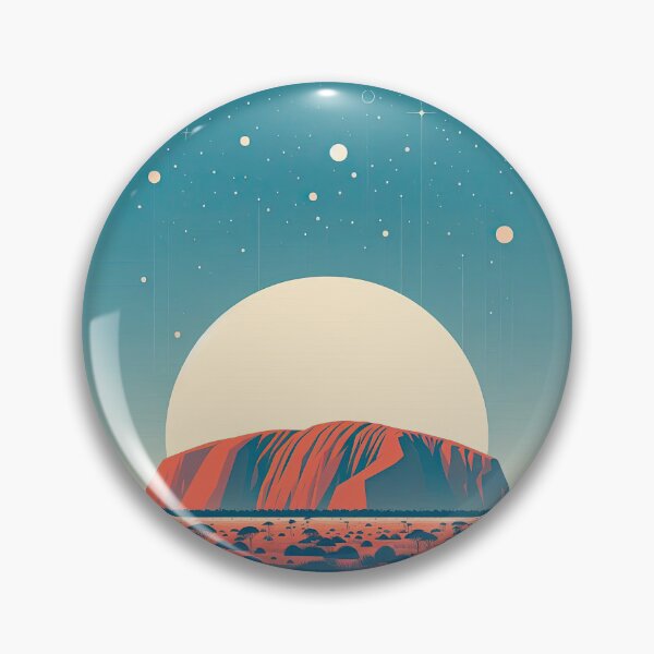 Item preview, Ayers Rock (Uluru) Minimalism Art Style designed and sold by artofuniverse.