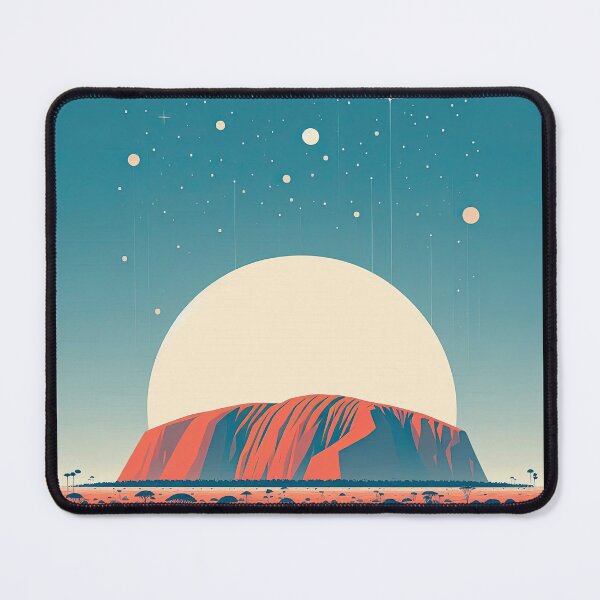 Item preview, Ayers Rock (Uluru) Minimalism Art Style designed and sold by artofuniverse.