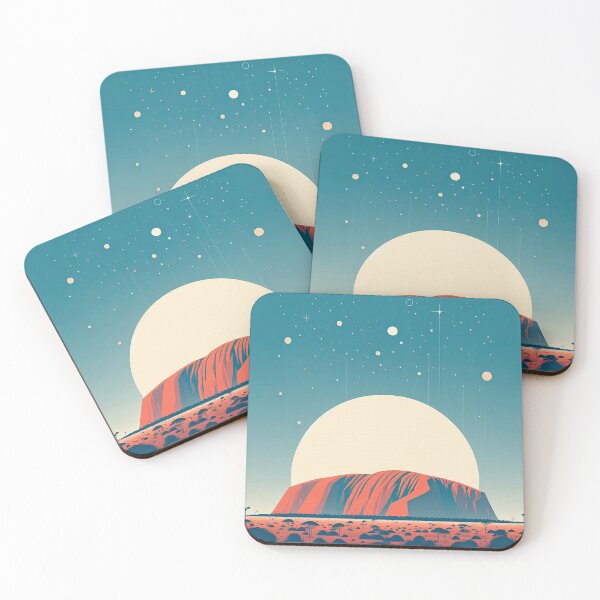 Item preview, Ayers Rock (Uluru) Minimalism Art Style designed and sold by artofuniverse.