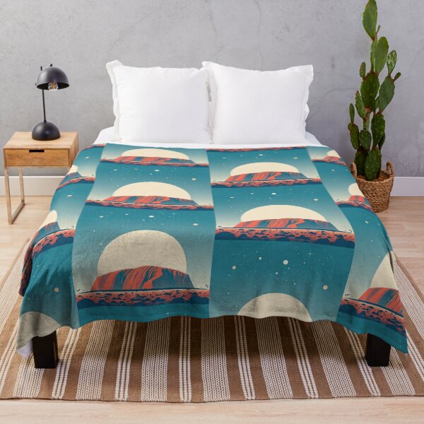 Item preview, Ayers Rock (Uluru) Minimalism Art Style designed and sold by artofuniverse.