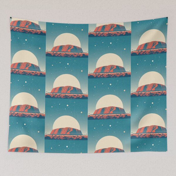 Item preview, Ayers Rock (Uluru) Minimalism Art Style designed and sold by artofuniverse.