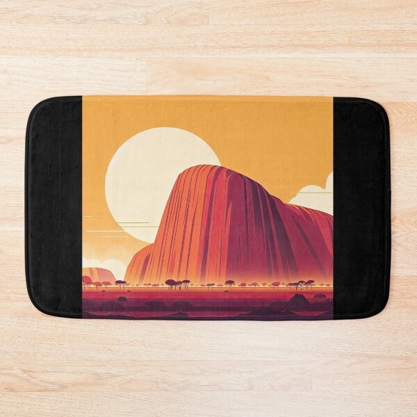Item preview, Ayers Rock (Uluru) Minimalism Art Style designed and sold by artofuniverse.