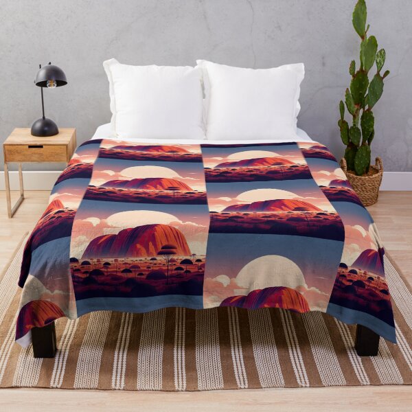 Item preview, Ayers Rock (Uluru) Minimalism Art Style designed and sold by artofuniverse.