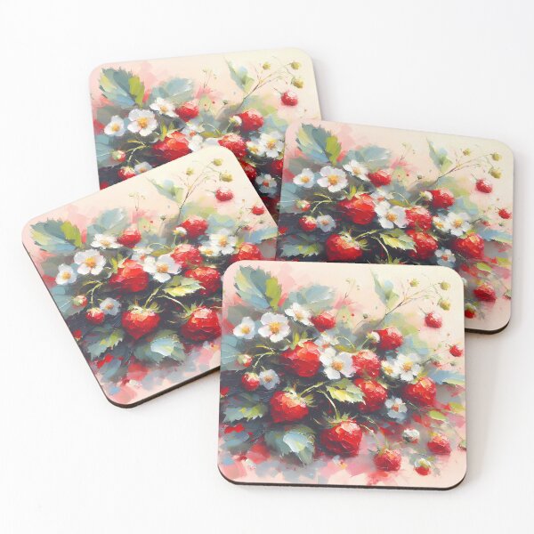 Item preview, Wild Strawberries designed and sold by Visual Nomad Club.