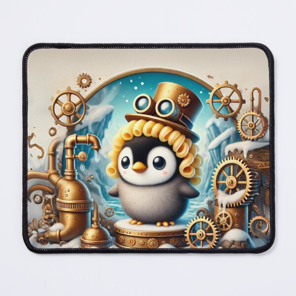 Item preview, Steampunk Macaroni Penguin designed and sold by Sillytoe.