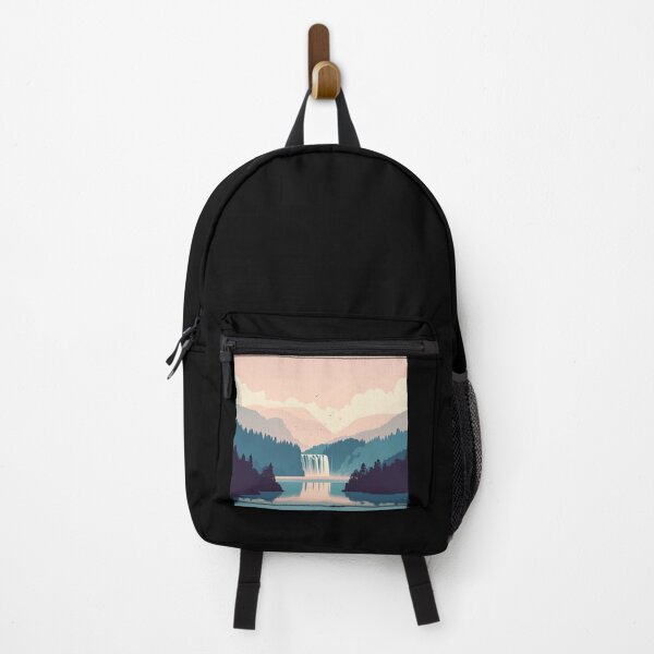 Item preview, Plitvice Lakes Minimalism Art Style designed and sold by artofuniverse.