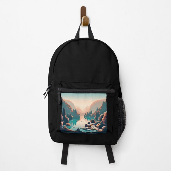 Item preview, Plitvice Lakes Minimalism Art Style designed and sold by artofuniverse.