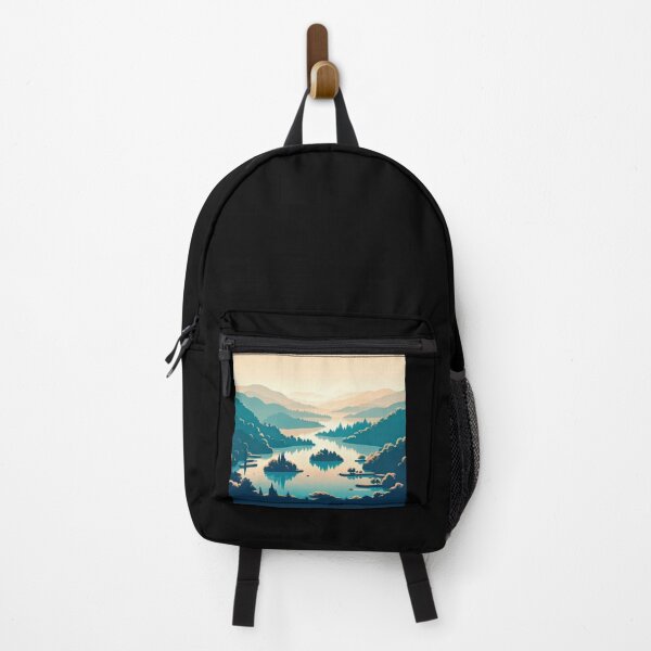 Item preview, Plitvice Lakes Minimalism Art Style designed and sold by artofuniverse.