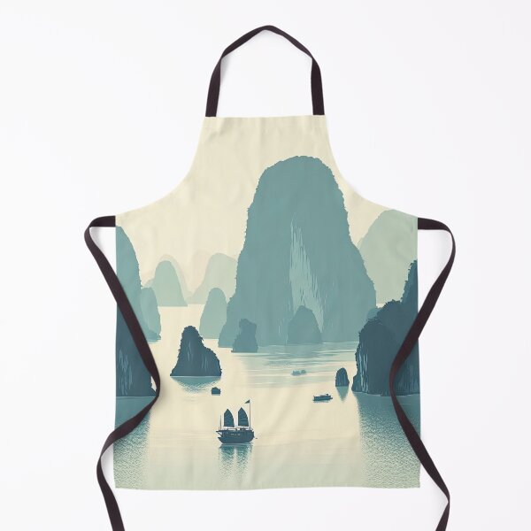 Artikelvorschau, Minimalismus im Kunststil der Halong-Bucht entworfen und verkauft von artofuniverse.