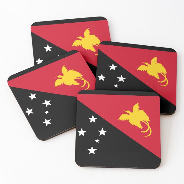 Item preview, Papua New Guinea Flag designed and sold by TinaJostDesigns.