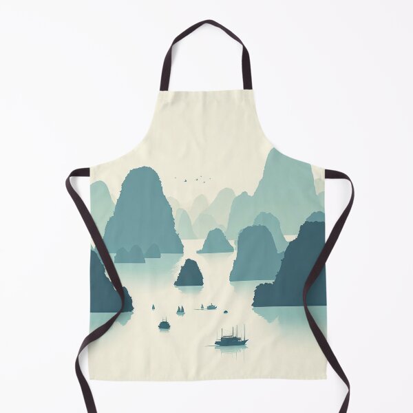 Item preview, Halong Bay Minimalism Art Style designed and sold by artofuniverse.