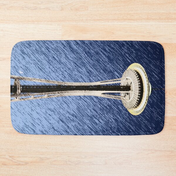 Item preview, Seattle Space Needle rainy Night designed and sold by stine1.