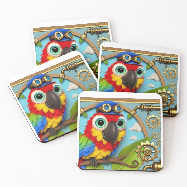 Item preview, Steampunk Macaw Engineer  designed and sold by Sillytoe.