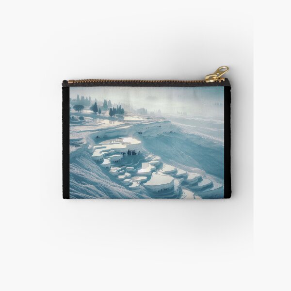 Item preview, Pamukkale Travertines Minimalism Art Style designed and sold by artofuniverse.