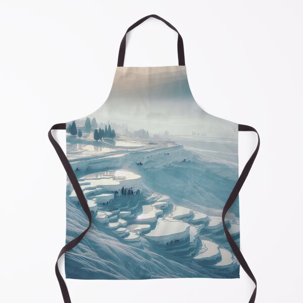 Item preview, Pamukkale Travertines Minimalism Art Style designed and sold by artofuniverse.