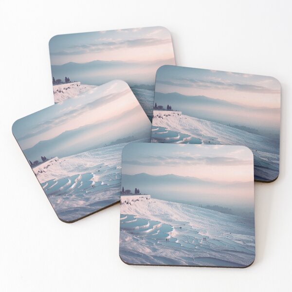 Item preview, Pamukkale Travertines Minimalism Art Style designed and sold by artofuniverse.