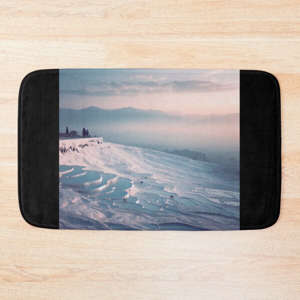 Item preview, Pamukkale Travertines Minimalism Art Style designed and sold by artofuniverse.