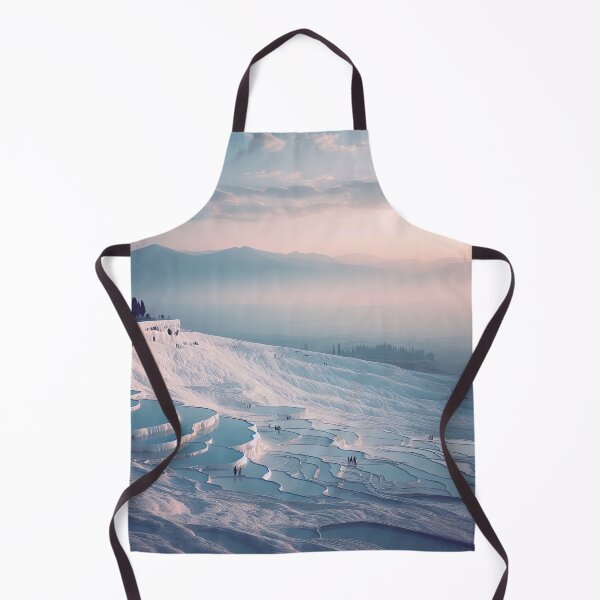 Item preview, Pamukkale Travertines Minimalism Art Style designed and sold by artofuniverse.
