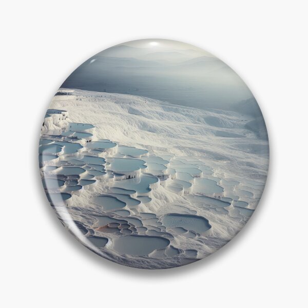 Item preview, Pamukkale Travertines Minimalism Art Style designed and sold by artofuniverse.