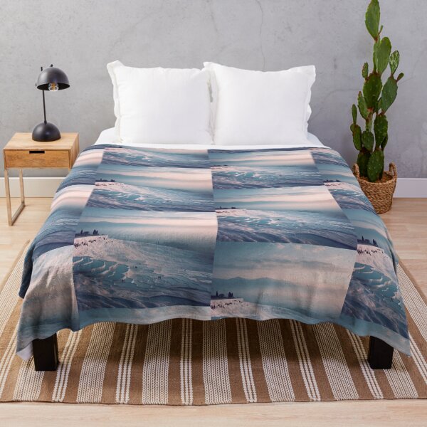 Item preview, Pamukkale Travertines Minimalism Art Style designed and sold by artofuniverse.