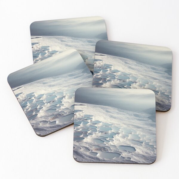 Item preview, Pamukkale Travertines Minimalism Art Style designed and sold by artofuniverse.