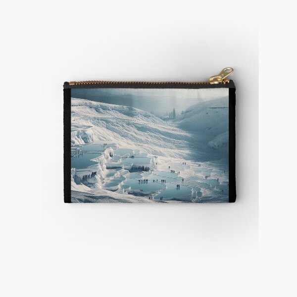 Item preview, Pamukkale Travertines Minimalism Art Style designed and sold by artofuniverse.