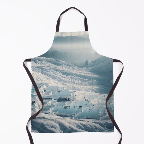 Item preview, Pamukkale Travertines Minimalism Art Style designed and sold by artofuniverse.