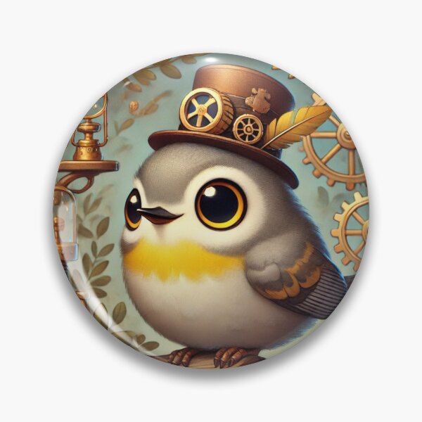 Item preview, Steampunk MacGillivray’s Warbler designed and sold by Sillytoe.