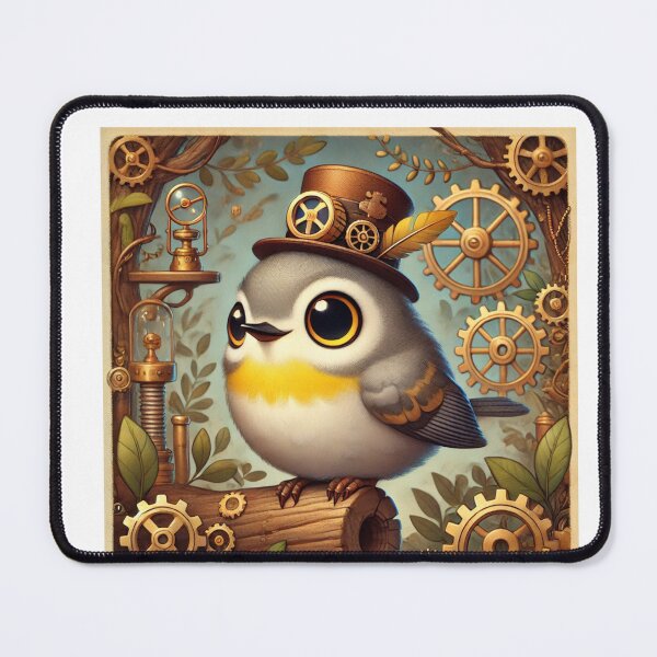 Item preview, Steampunk MacGillivray’s Warbler designed and sold by Sillytoe.