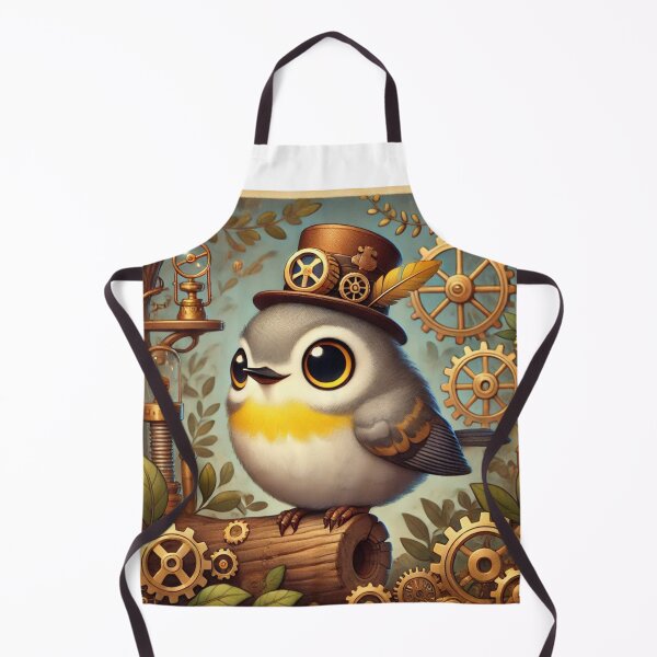 Item preview, Steampunk MacGillivray’s Warbler designed and sold by Sillytoe.